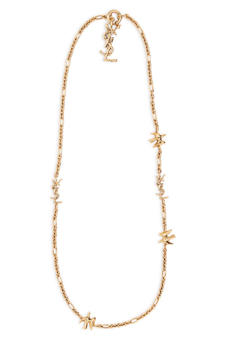 Multi Dove Necklace, Main, color, 7006 PATINATED GOLD
