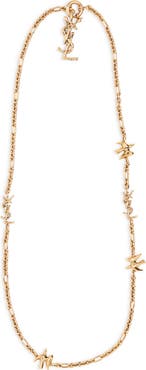 Saint Laurent Multi Dove Necklace