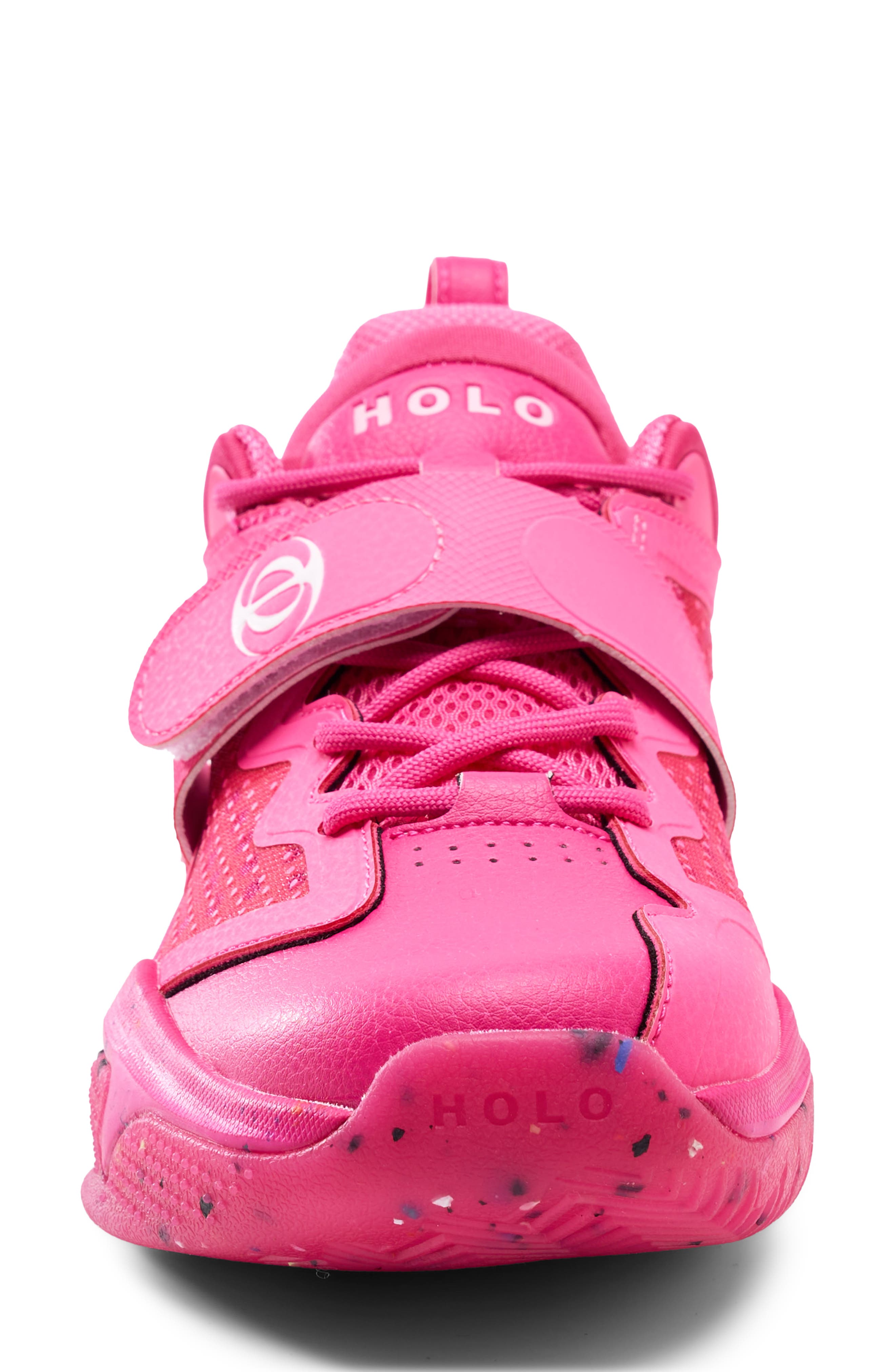 IO Faux Leather Sneaker, Alternate, color, JACY PINK
