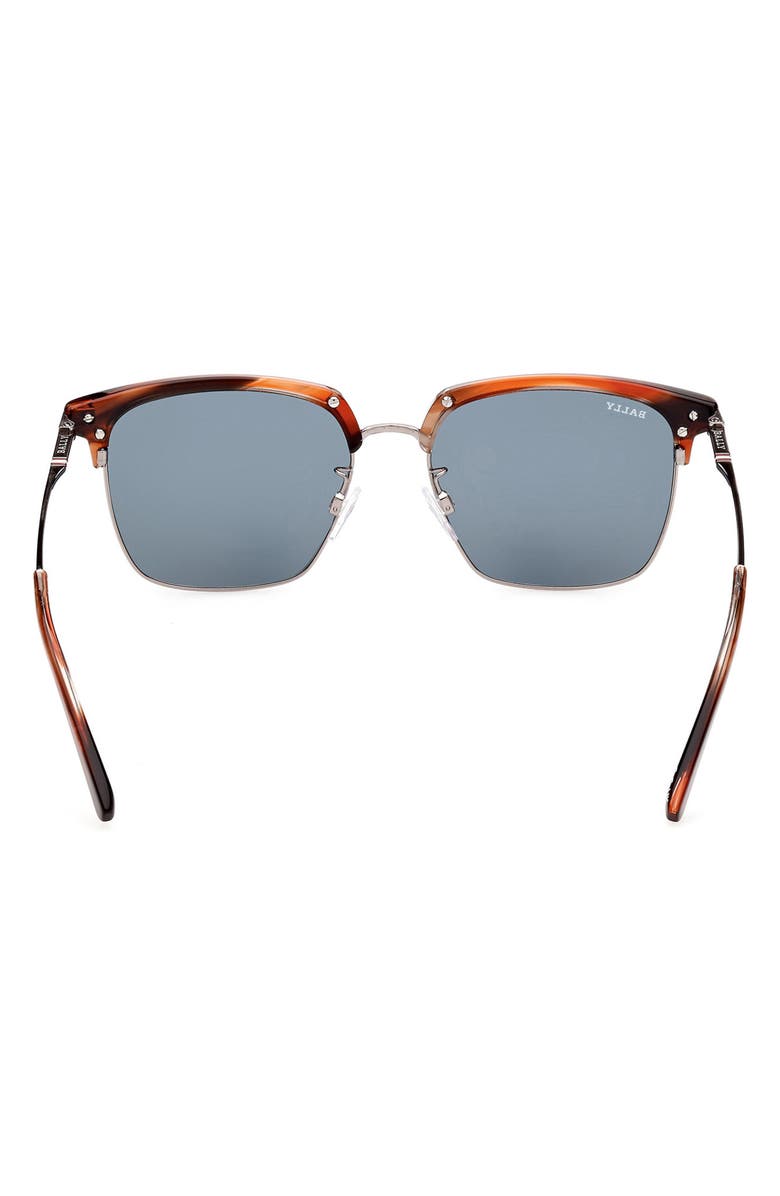 Bally 55mm Square Sunglasses, Alternate, color, 