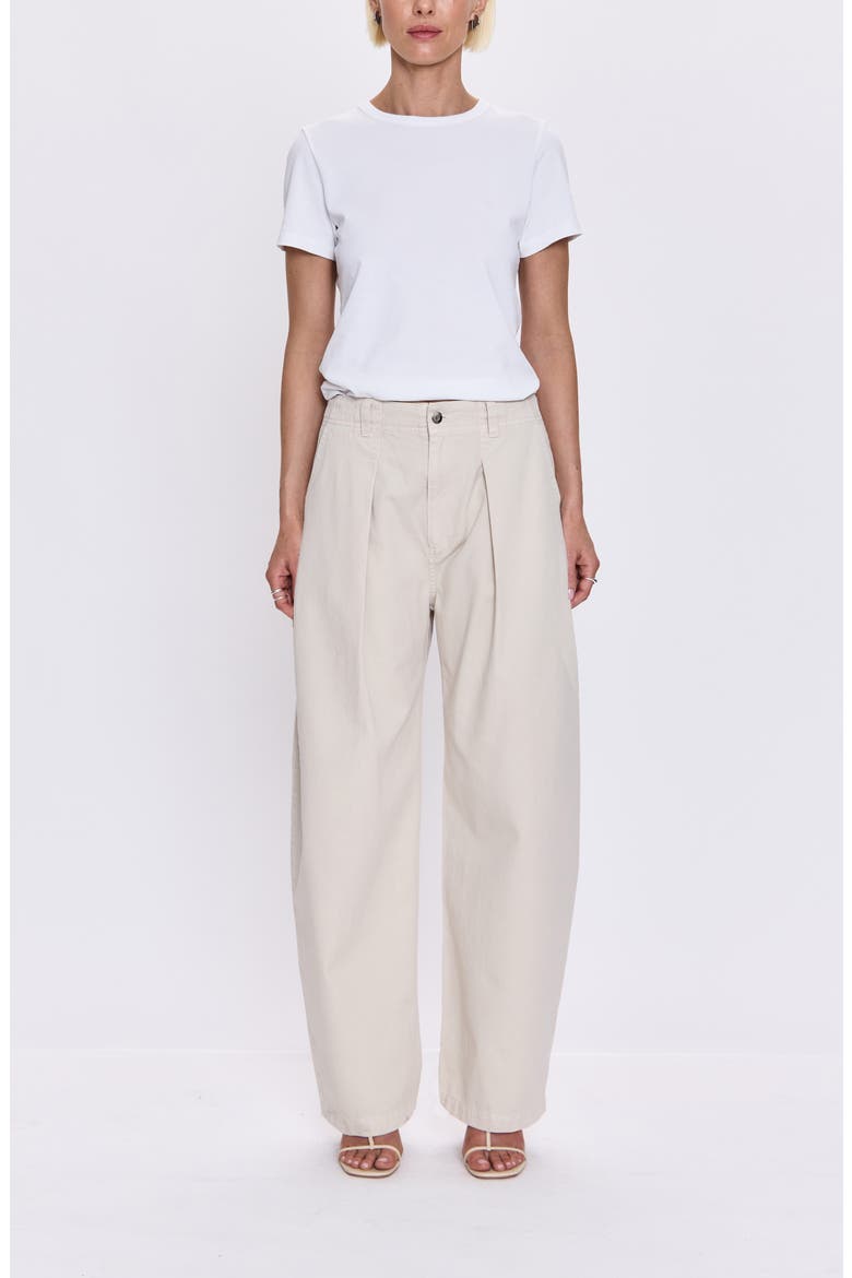 Eden Barrel Leg Pants, Alternate, color, PARCHMENT