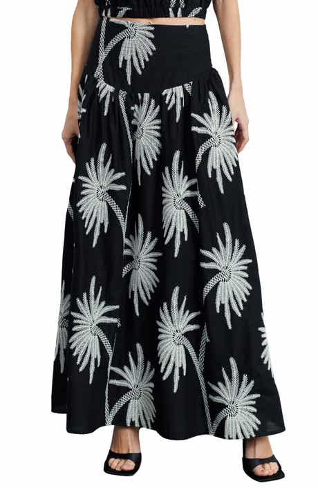CIEBON Maeve Print Maxi Skirt
