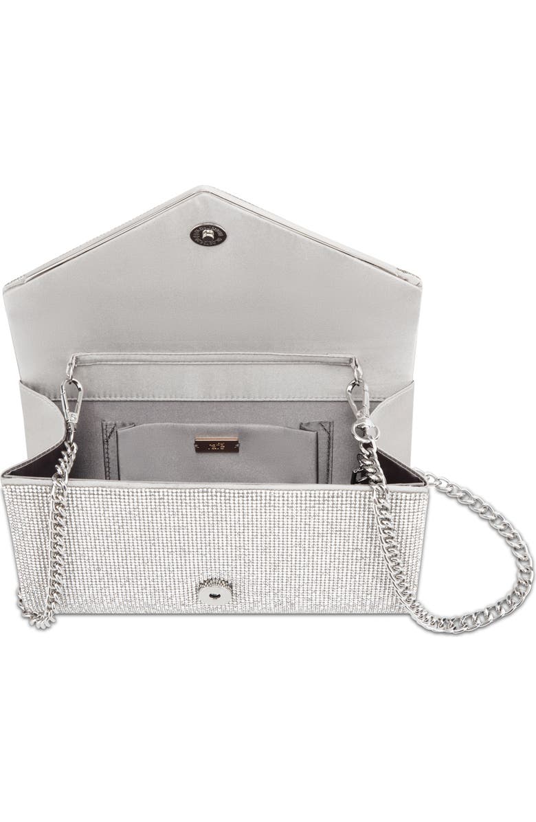 Rafe New York Candy Envelop Clutch, Alternate, color, Silver
