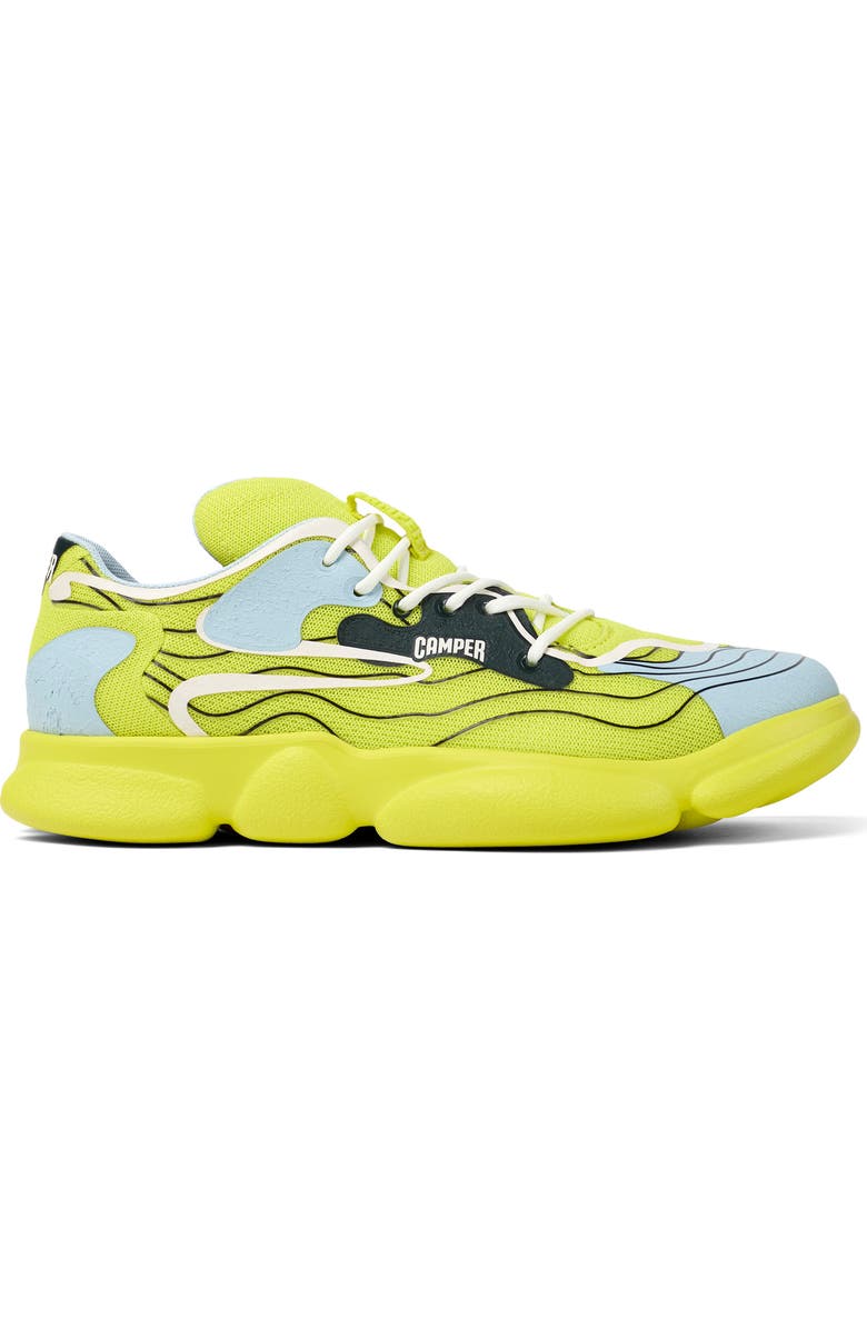 Camper Karst Sneaker, Alternate, color, Yellow Multi