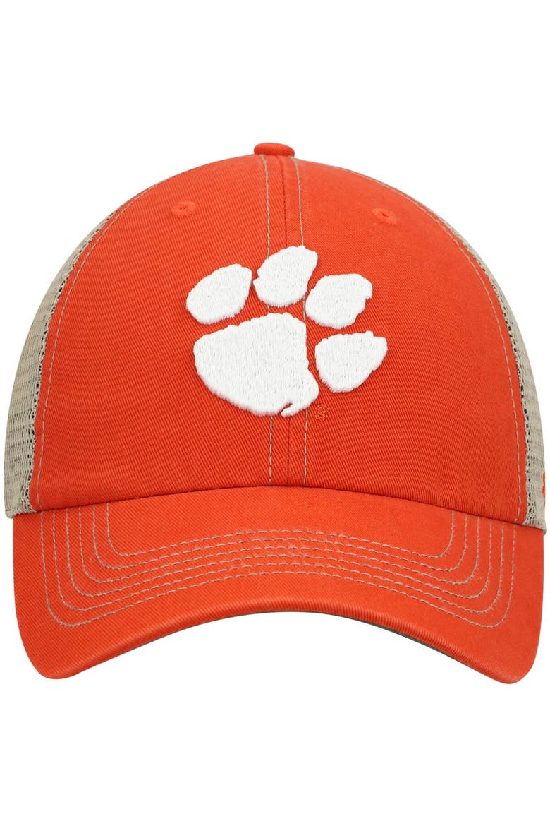 Men's '47 Orange Clemson Tigers Trawler Trucker Snapback Hat, Alternate, color, Orange
