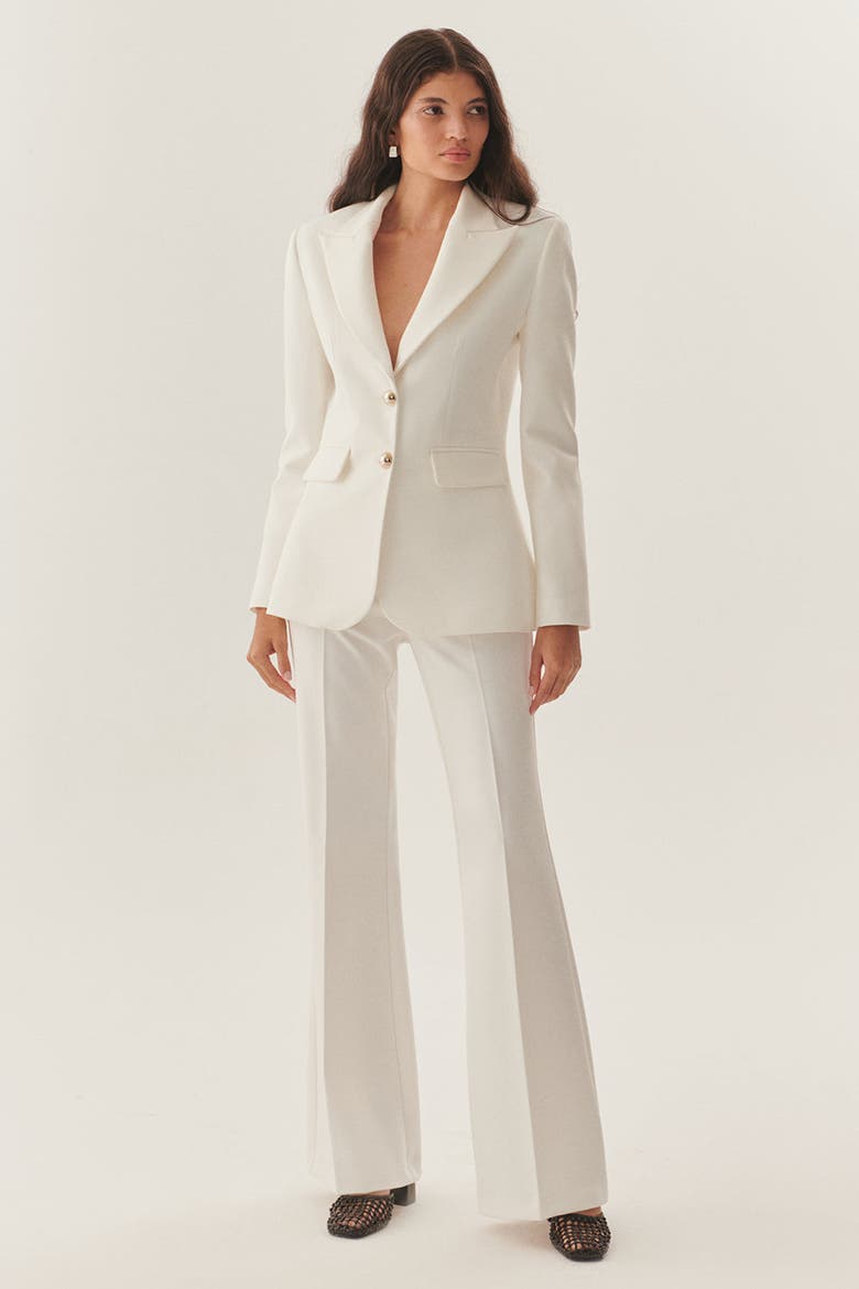 River Fitted Blazer, Alternate, color, BEIGE
