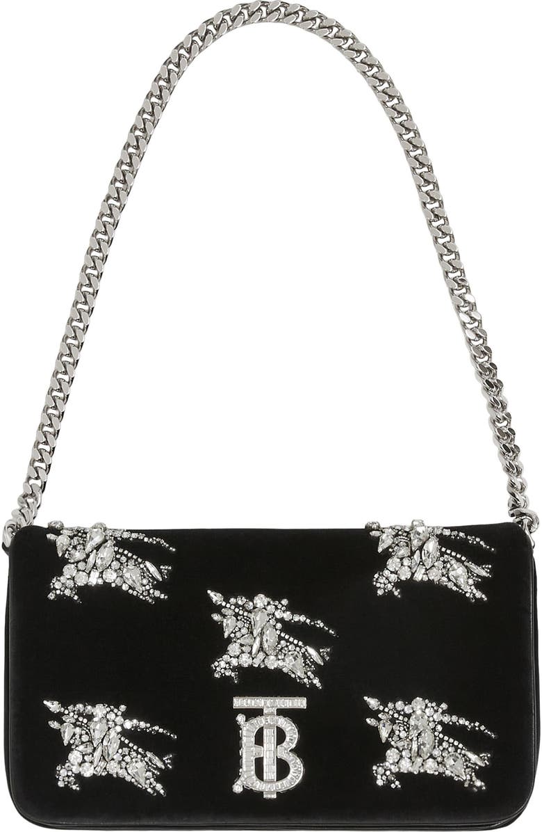 Burberry Small Lola Embellished Crossbody Bag, Alternate, color,