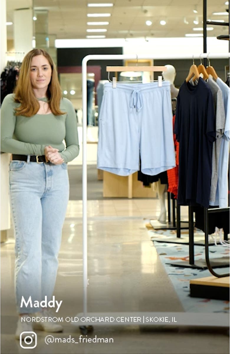 Cotton & Lyocell Pajama Shorts, sales video thumbnail