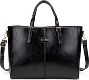BADGLEY MISCHKA Julia Vegan Leather Weekender Duffel Bag