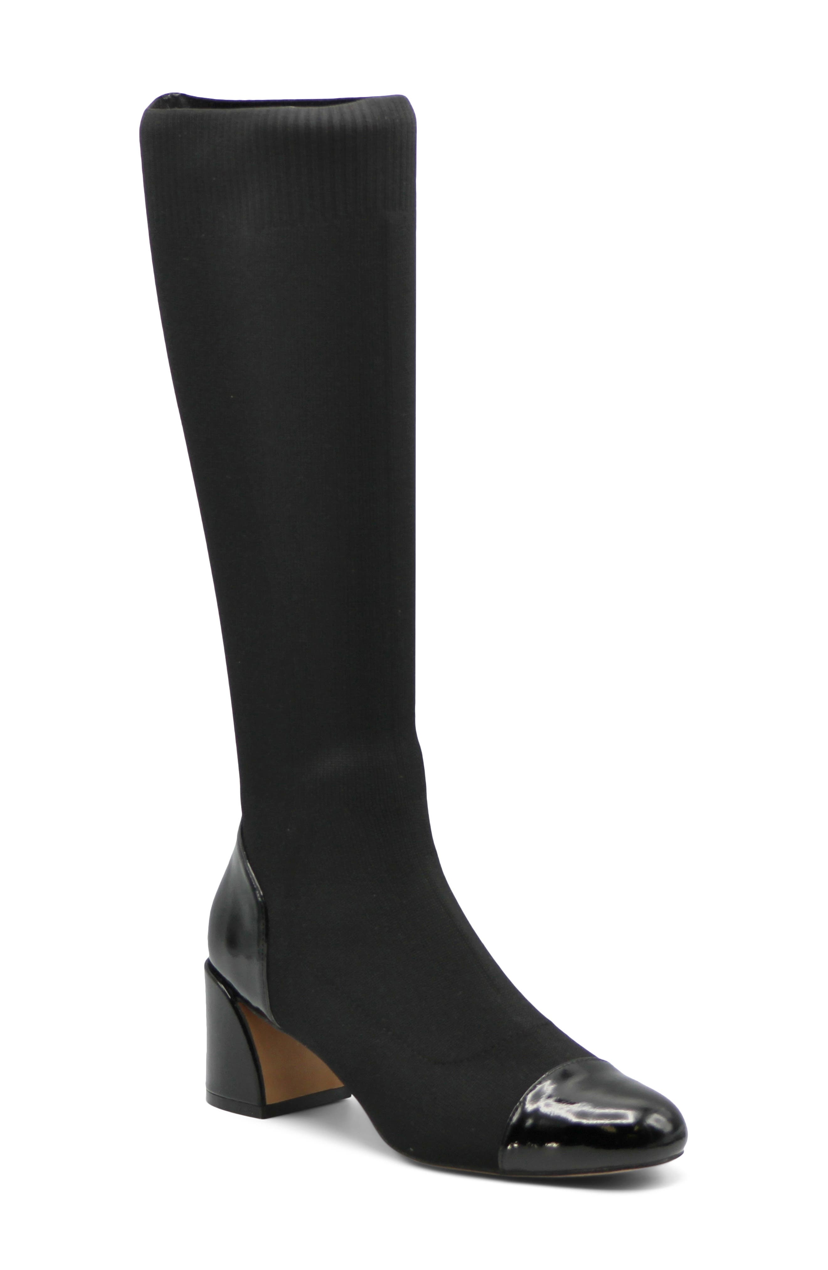 Adrienne Vittadini Capri Cap Toe Knee High Boot