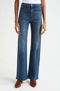 Veronica Beard Beverly Patch Pocket High Waist Skinny Flare Jeans