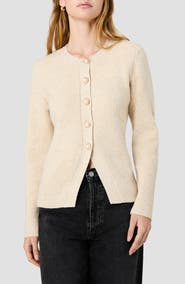 French Connection Marley Slim Fit Button-Up Cardigan