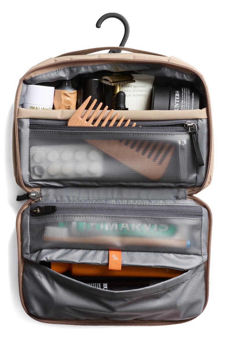 Hanging Water Resistant Toiletry Kit, Alternate, color, STONE