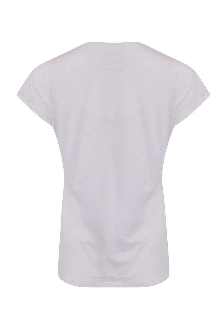 No Rain No Flowers Slub Pocket T-Shirt, Alternate, color, White