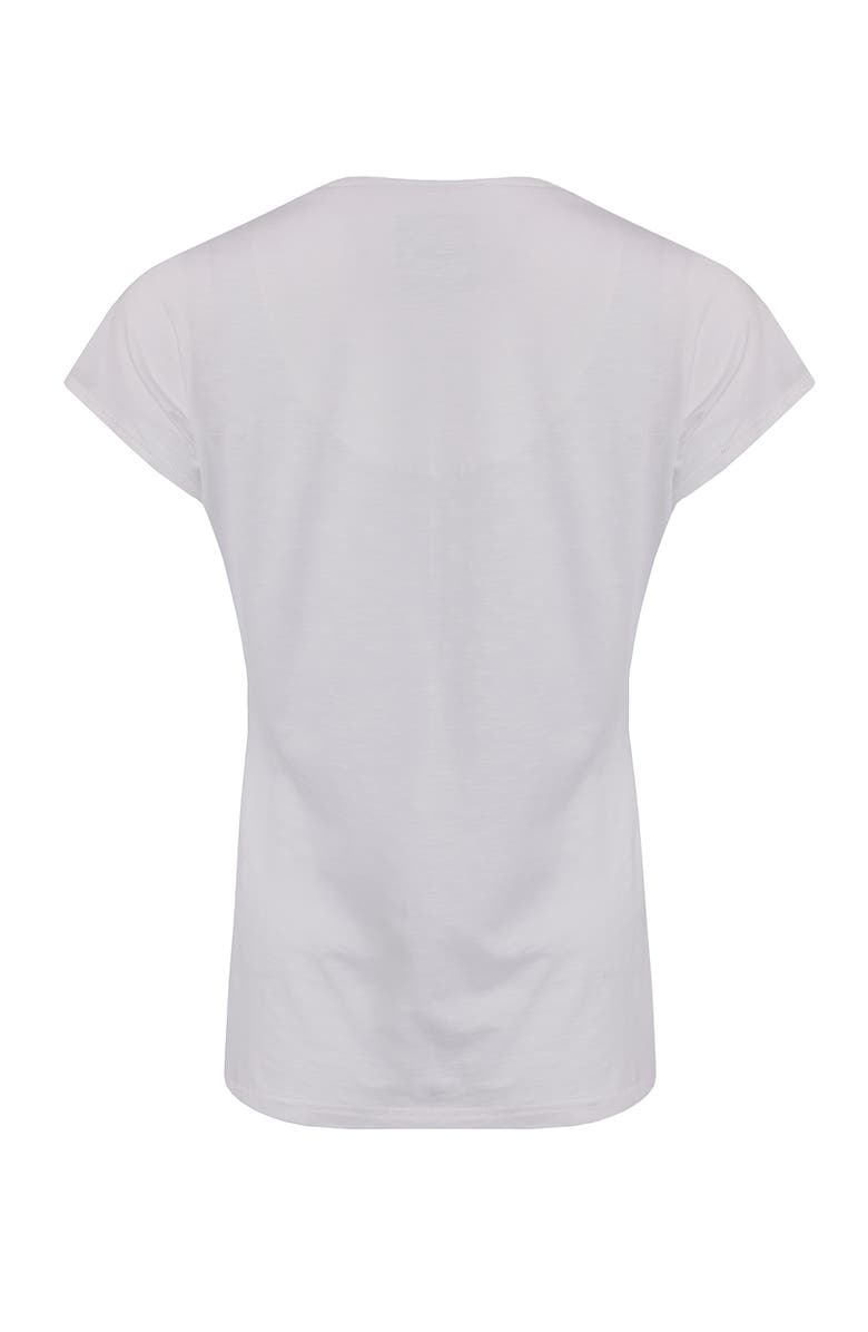 Weird Fish No Rain No Flowers Slub Pocket T-Shirt, Alternate, color, White