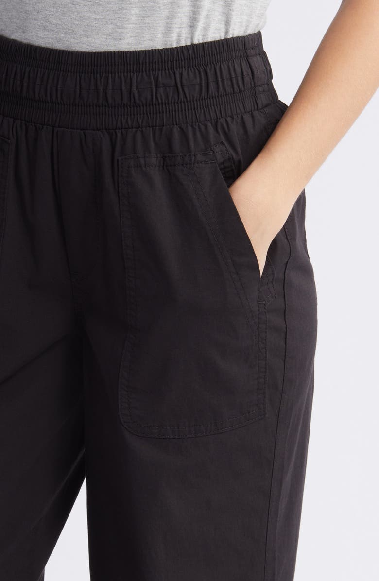 Wit & Wisdom Relaxed Straight Leg Pants, Alternate, color, Black