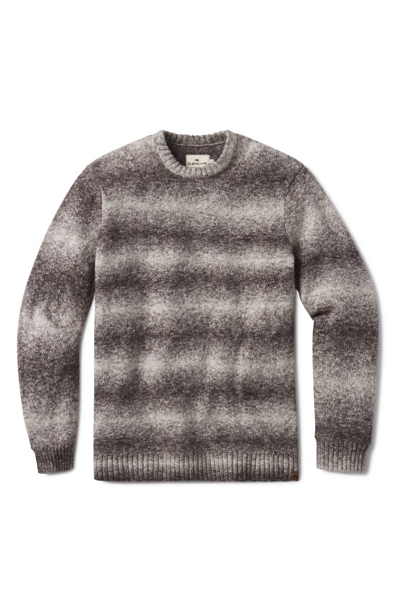 The Normal Brand Ombré Stripe Crewneck Sweater, Alternate, color, 