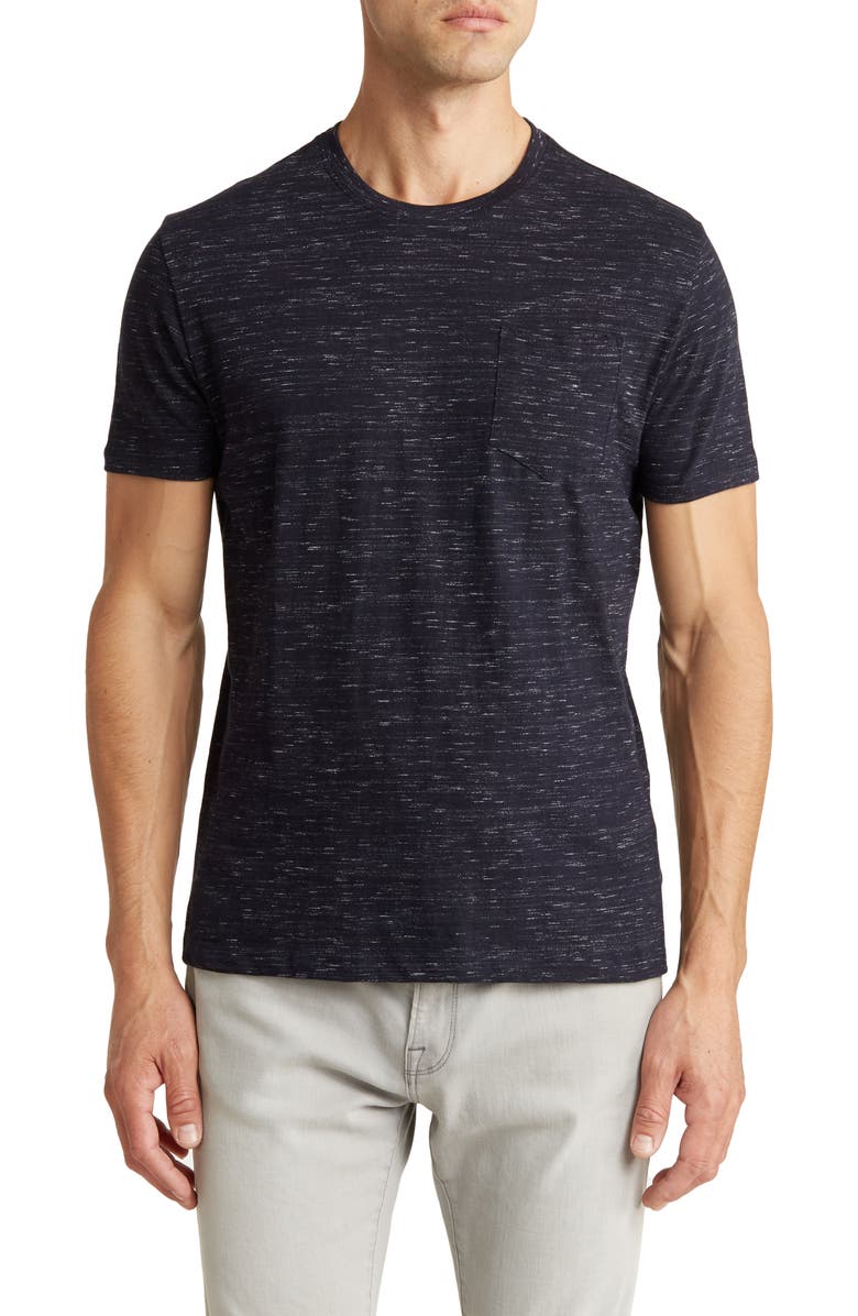 Slate & Stone Short Sleeve Pocket T-Shirt, Main, color, Navy Melange