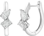 LuvMyJewelry Saela 14K Gold Lab Grown Diamond Huggies - 0.50 Ct