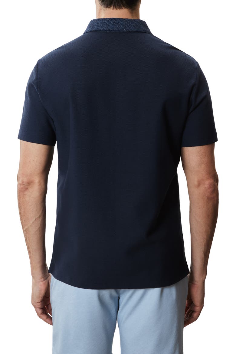 Baytides Contrast Collar Polo, Alternate, color, NAVY