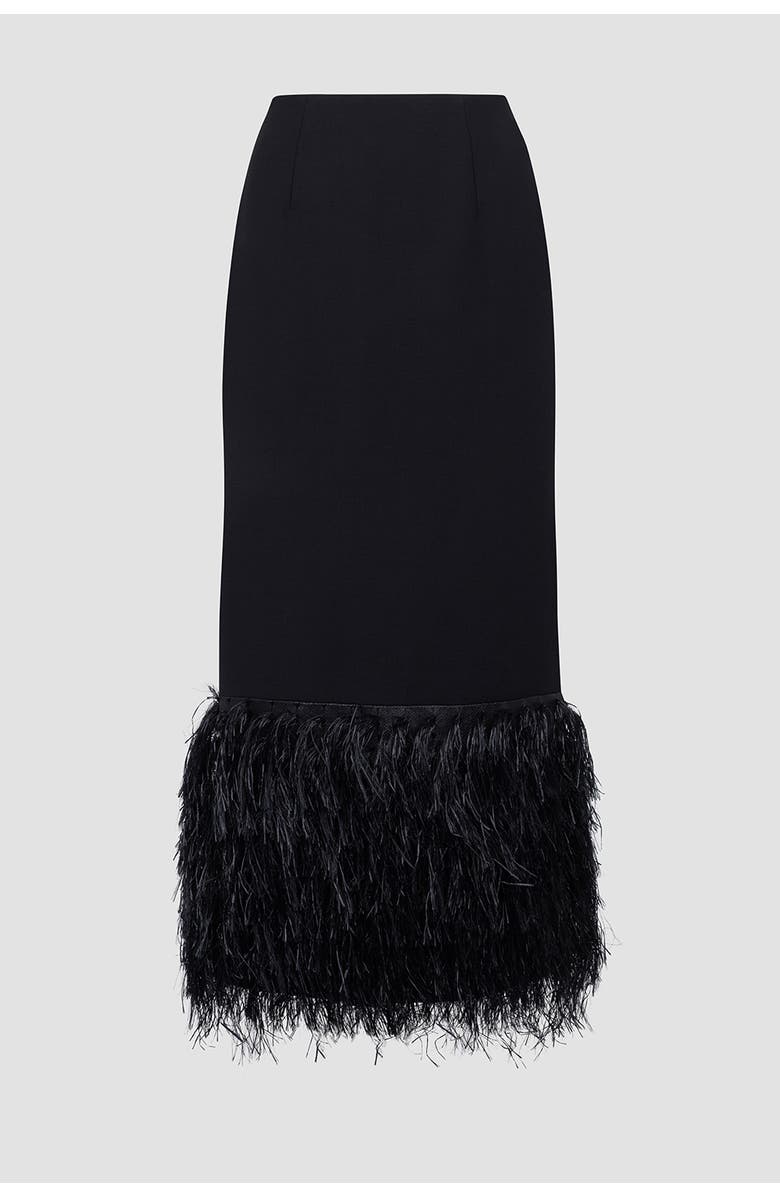 Roksanda Zari Textured Pencil Skirt, Alternate, color, Black