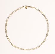 Joey Baby Gold Paperclip Chain Necklace