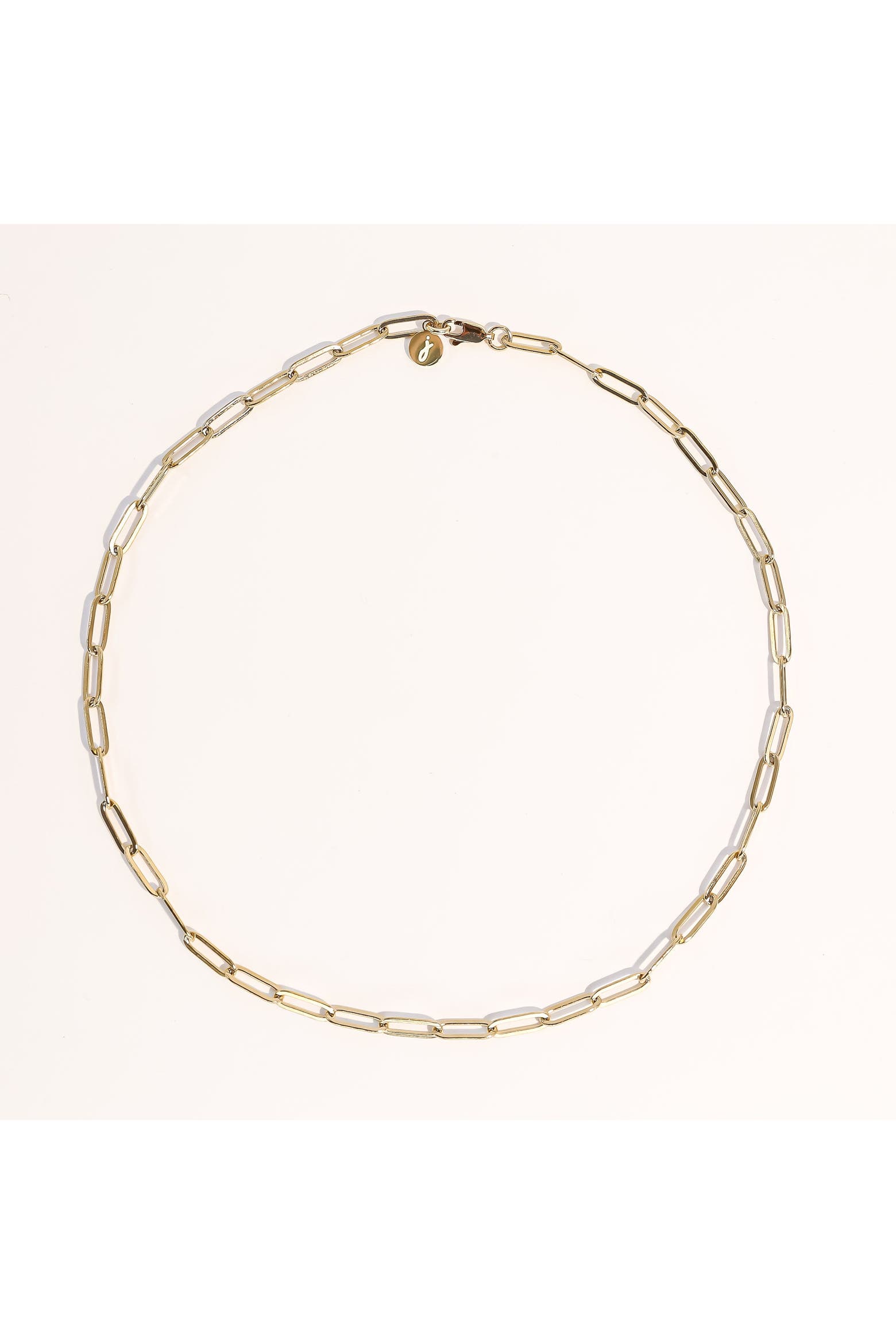 Gold Chain Color Code Joey Baby Gold Paperclip Chain Necklace (Women) | Nordstrom