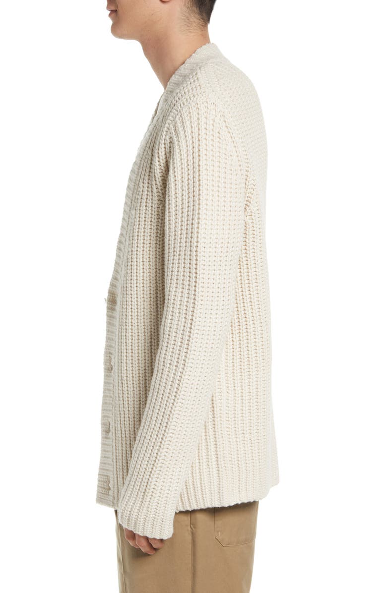 Vince Heirloom Cardigan, Alternate, color, Ecru