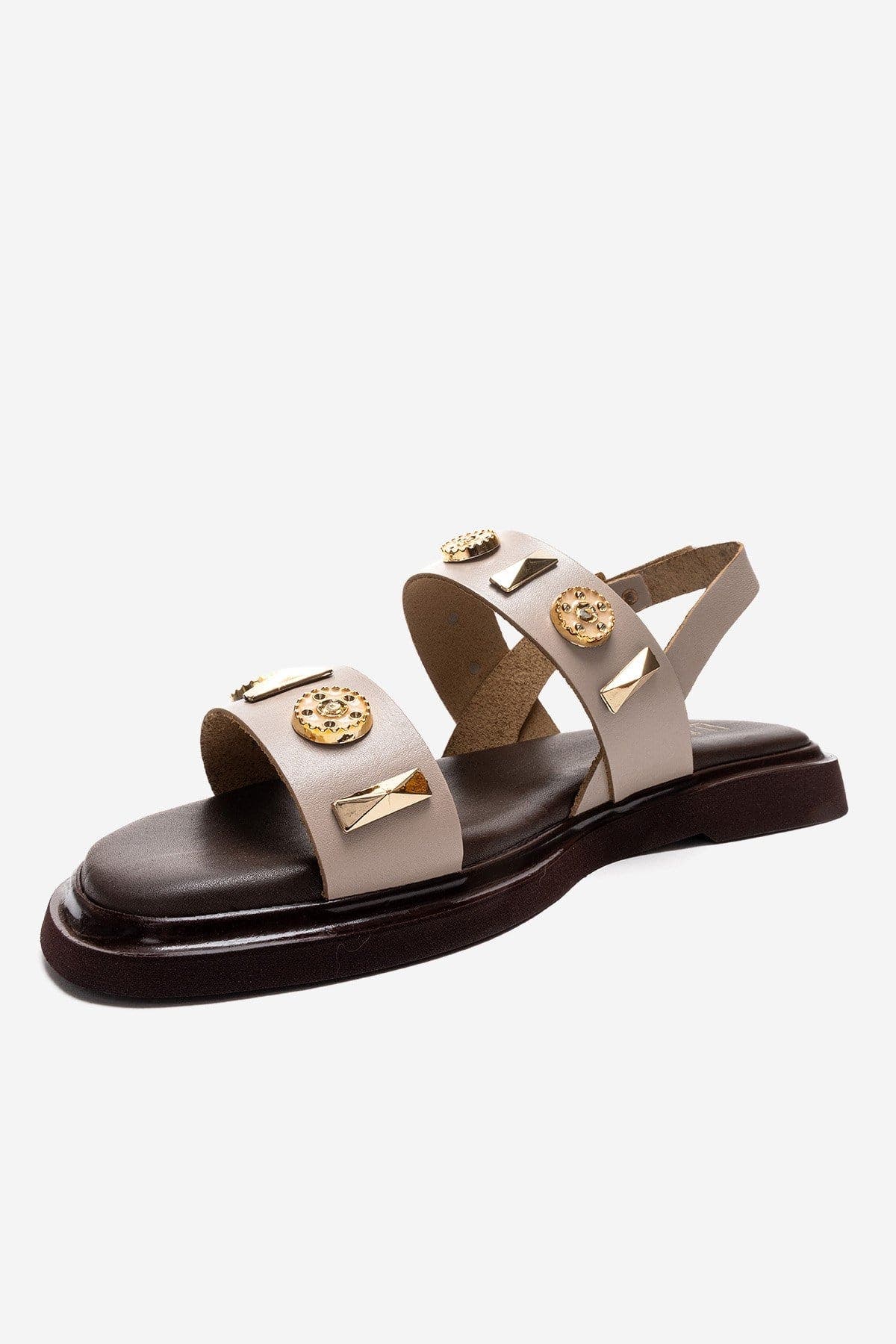 Libera Leather Sandal, Alternate, color, Beige