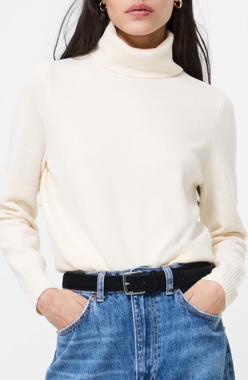 French Connection Babysoft Turtleneck Sweater In Gray