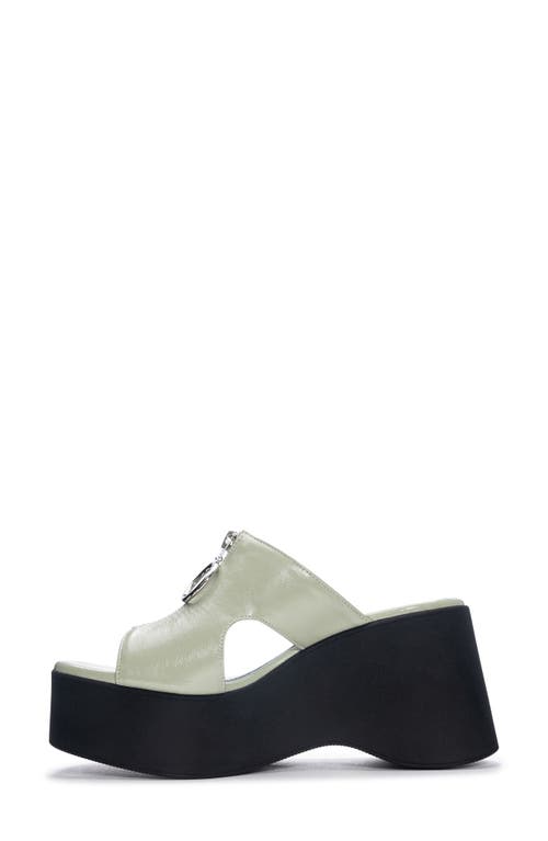 Chinese Laundry Taysha Platform Slide Sandal In Green