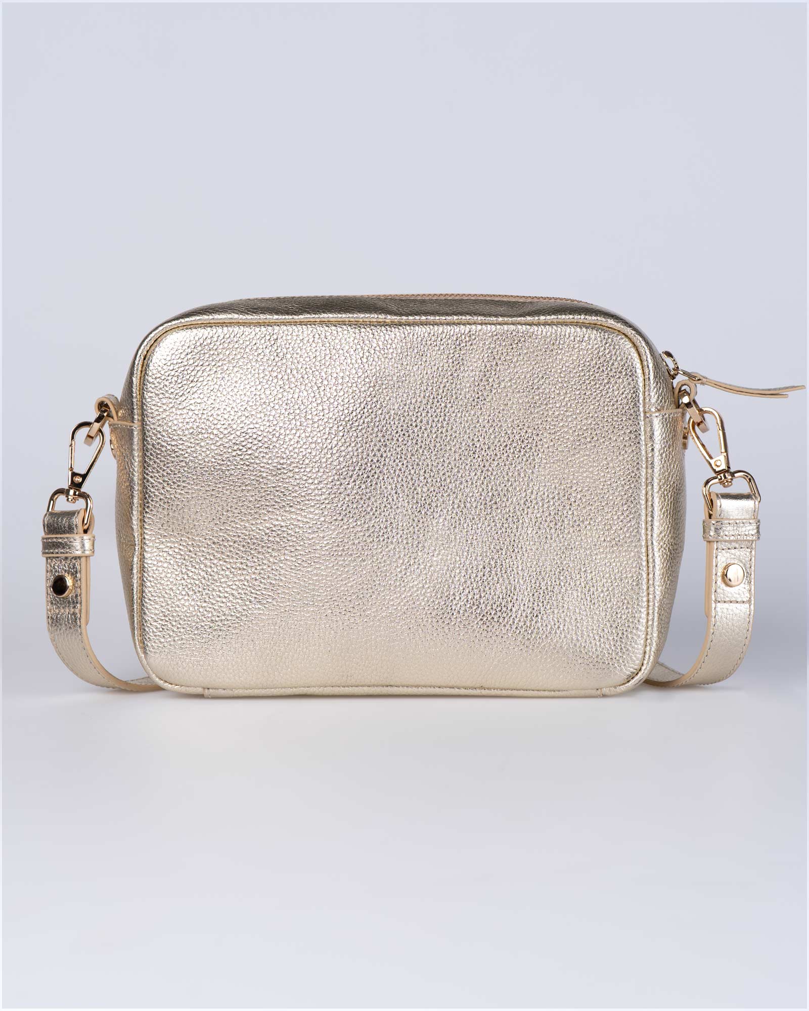 Kettlewell Cross Body Bag, Alternate, color, Pale Gold Metallic