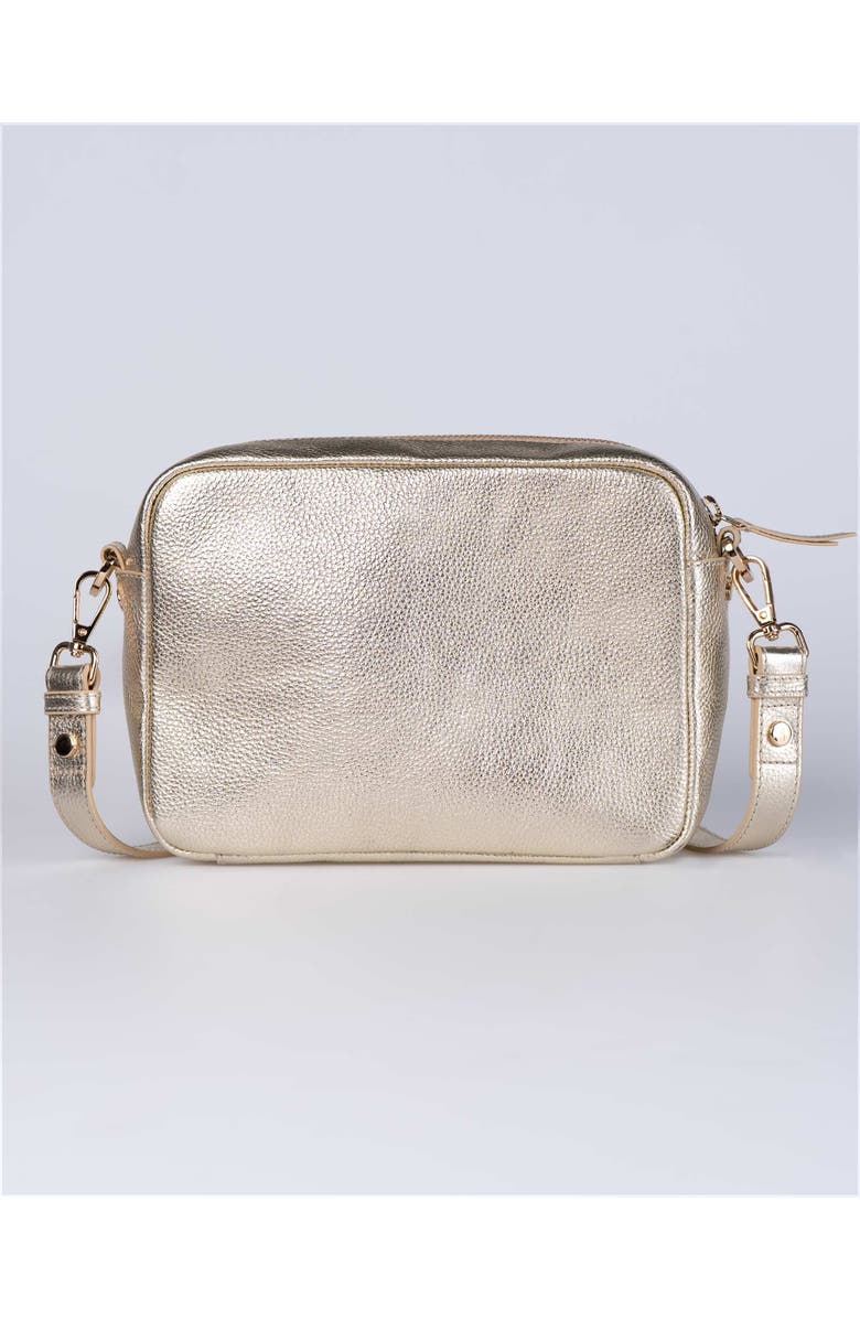 Kettlewell Cross Body Bag, Alternate, color, Pale Gold Metallic