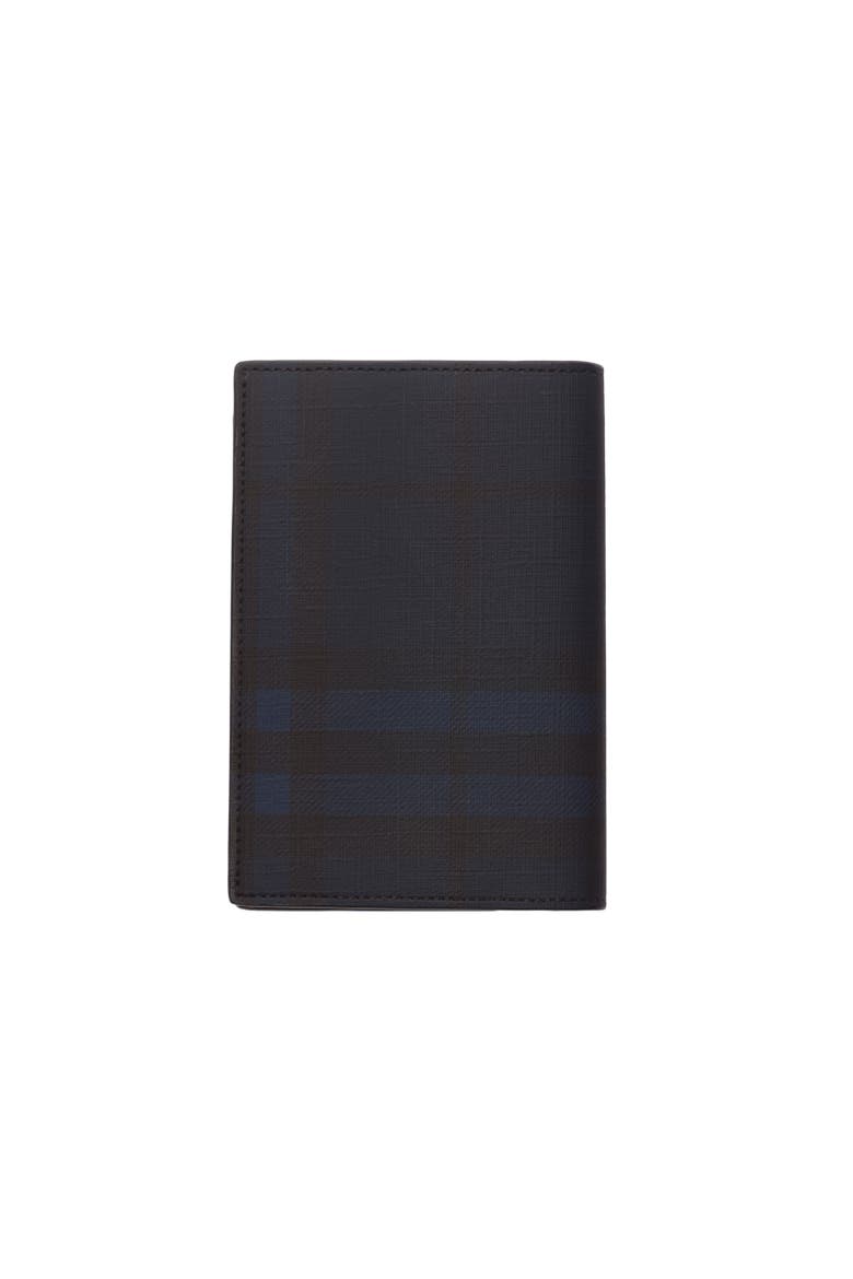 Check Passport Holder, Alternate, color, Navy