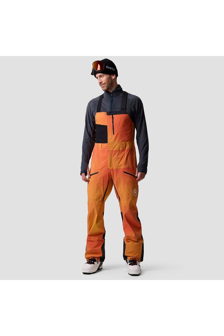 Cottonwoods Lt Xpore 3L Bibs - Men's, Main, color, Boundary Orange Ombre/Black