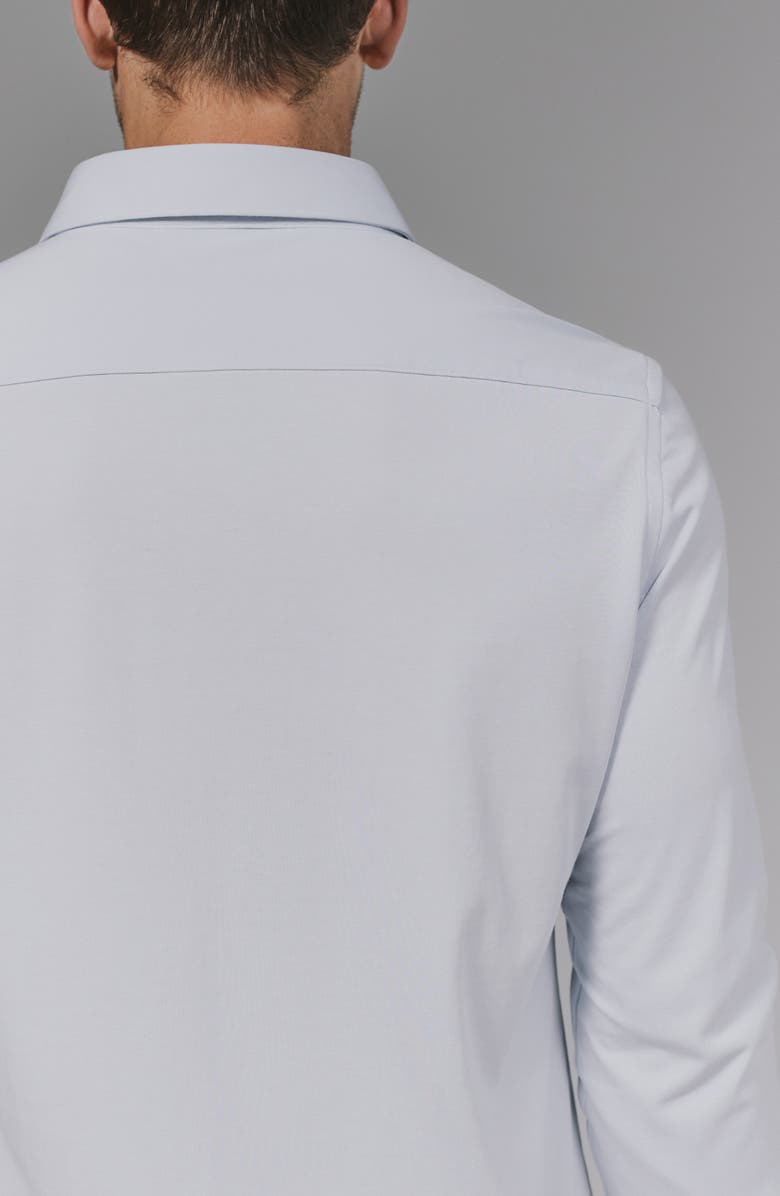 7 Diamonds Girona Solid Performance Button-Up Shirt, Alternate, color, Breakwater