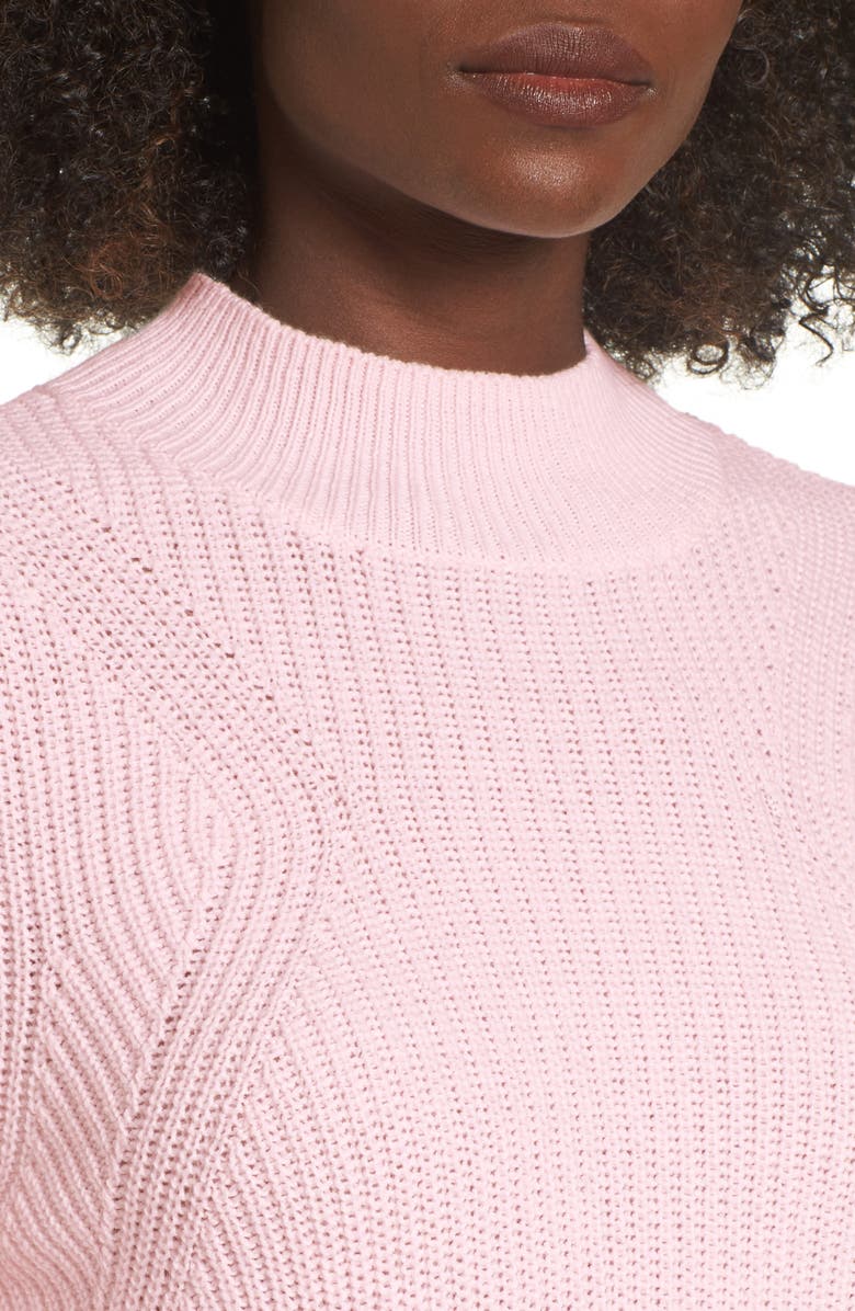 BP. Mock Neck Tunic Sweater, Alternate, color,