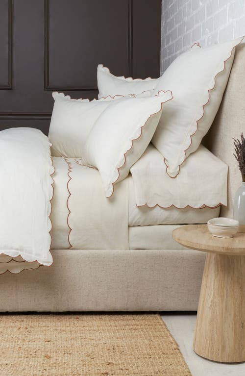 Pom Pom At Home Kelly Linen Duvet Cover In Neutral