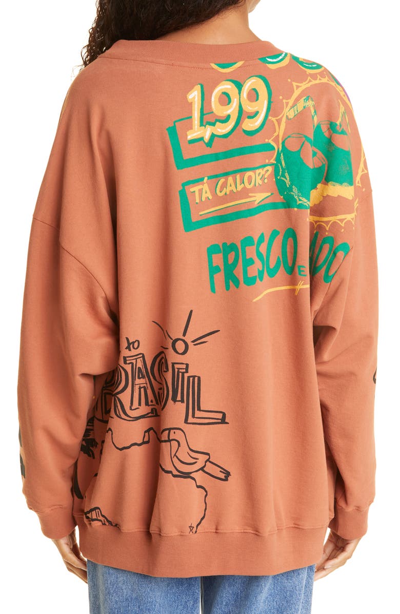 FARM Rio Graphic Sweatshirt, Alternate, color,
