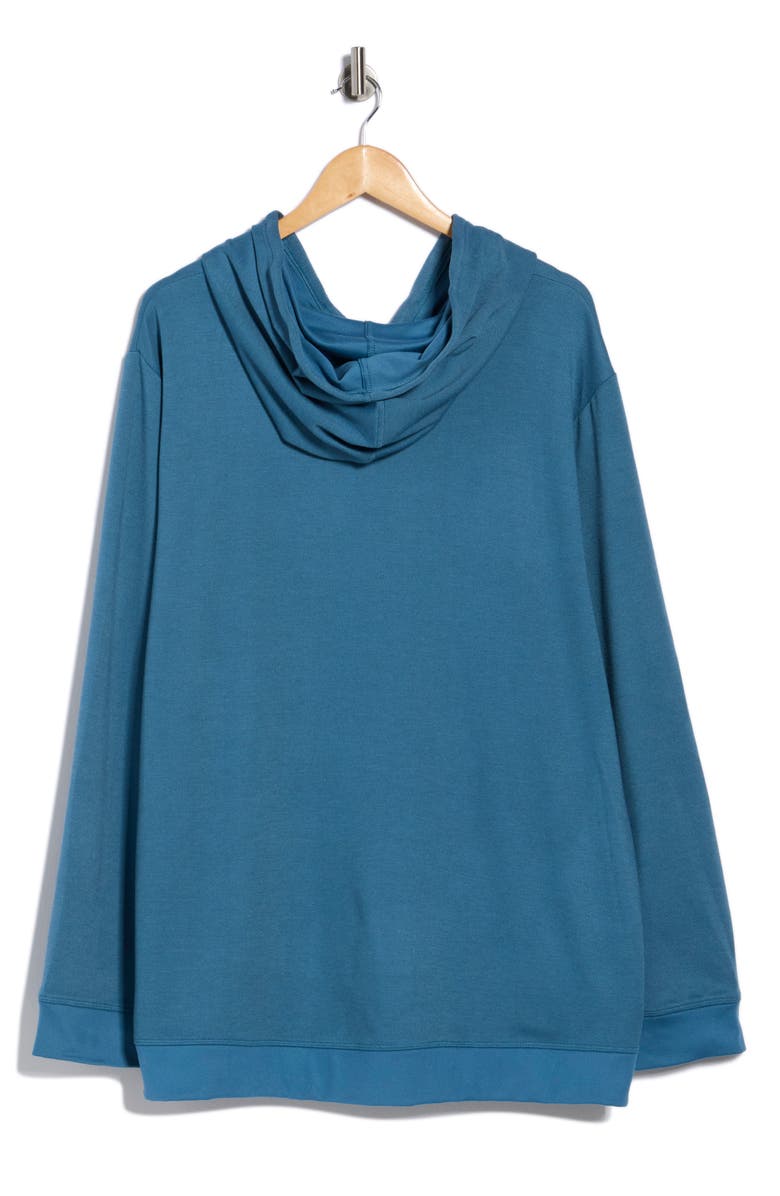 Tommy Bahama Piquè Hoodie, Alternate, color, Blue