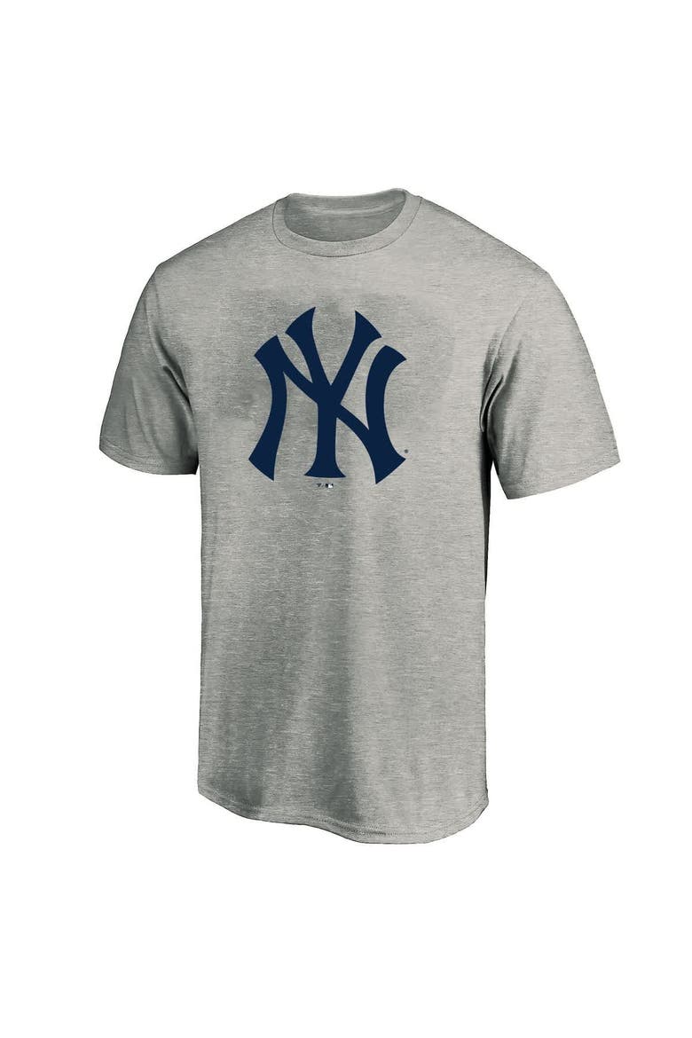 Men's Profile Heather Gray New York Yankees Big & Tall Name & Number T-Shirt, Alternate, color, Heather Gray