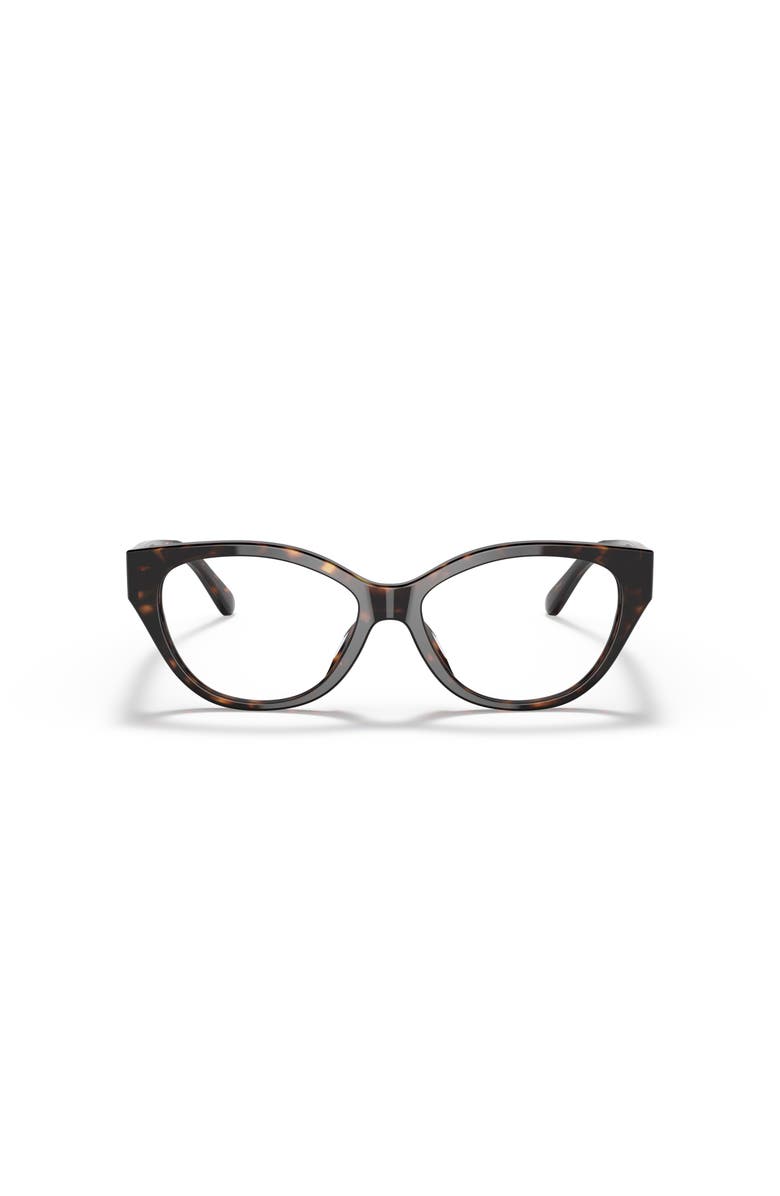 Tory Burch 53mm Irregular optical glasses, Alternate, color, Tortoise