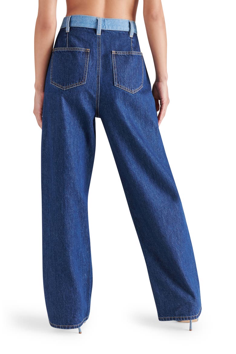 Emeric High Waist Two Tone Jeans, Alternate, color, DENIM MULTI