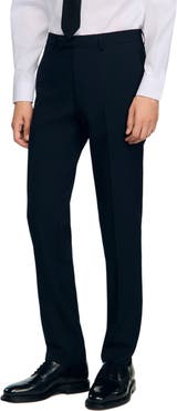 SANDRO Wool suit trousers