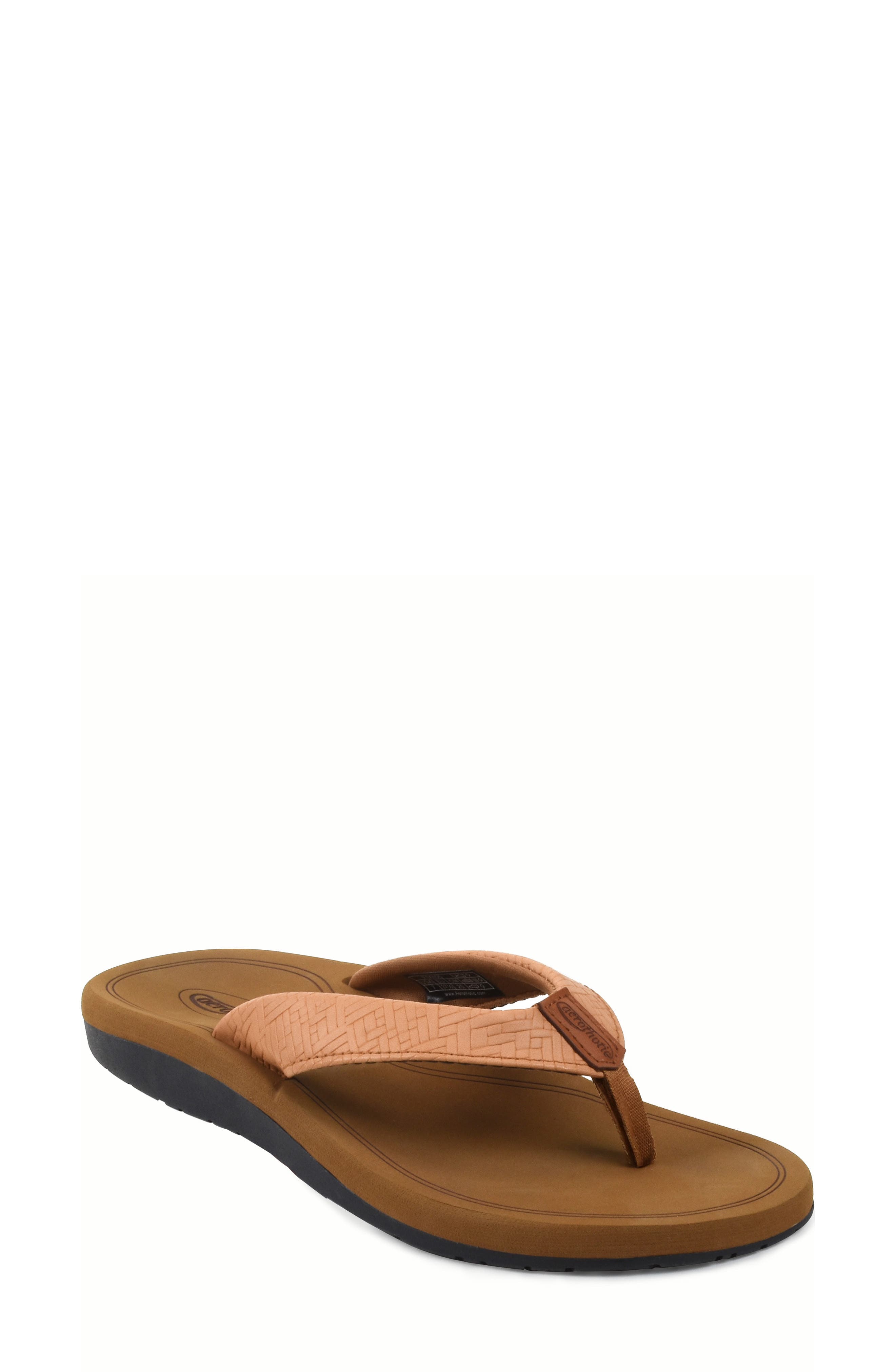 Solace Flip Flop, Main, color, TAN