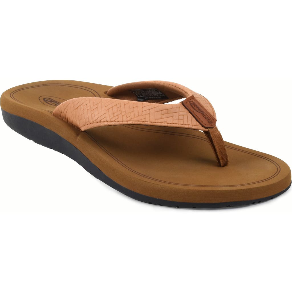 Aerothotic Solace Flip Flop In Tan