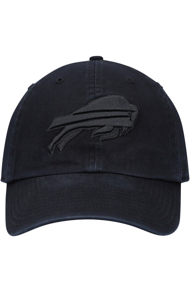'47 Men's '47 Black Buffalo Bills Team Tonal Clean Up Adjustable Hat, Alternate, color, Black