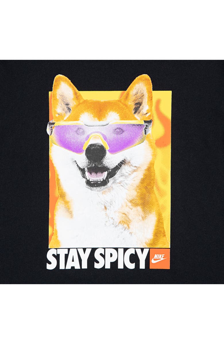 Nike Kids' Stay Spicy Graphic T-Shirt, Alternate, color, Black