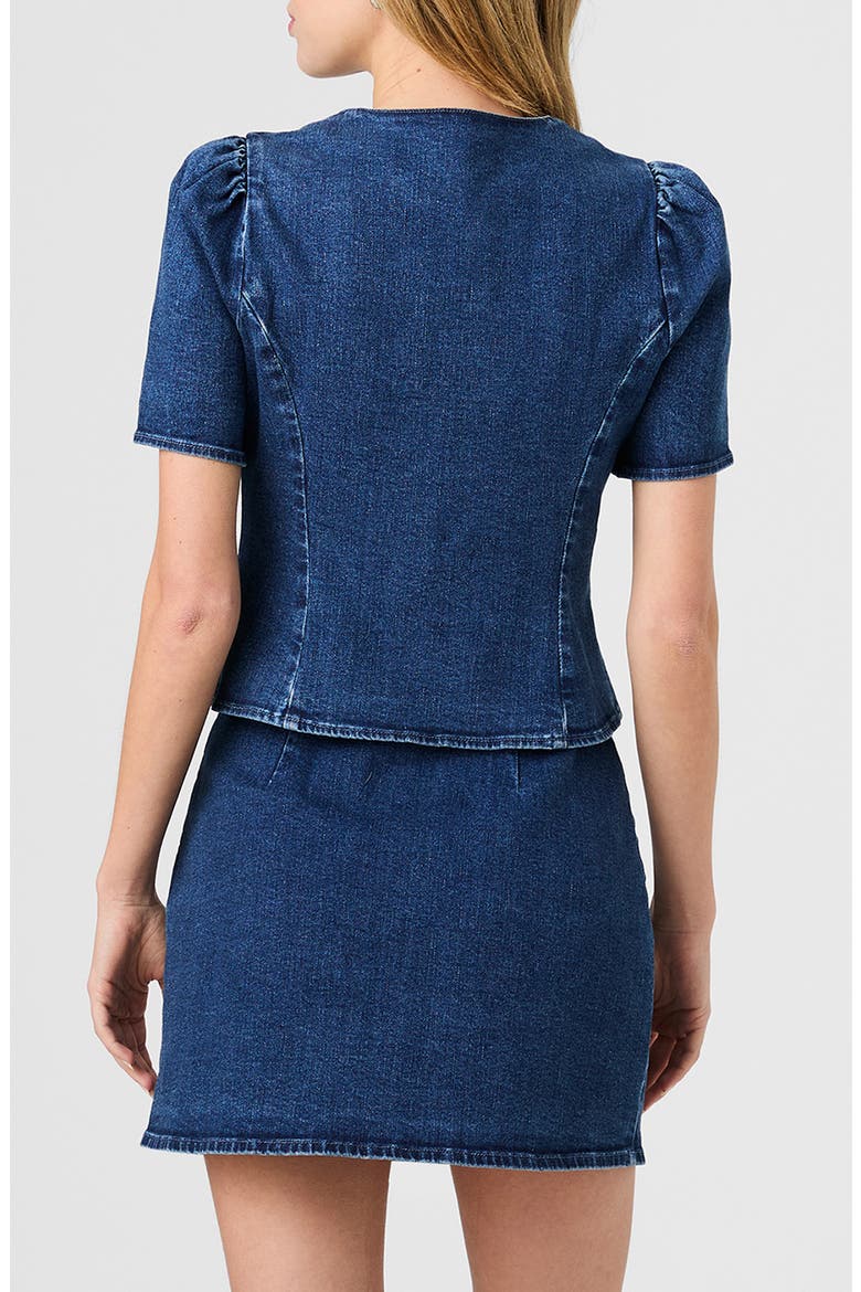 Delancey Denim Button-Up Shirt, Alternate, color, DARK WASH INDIGO