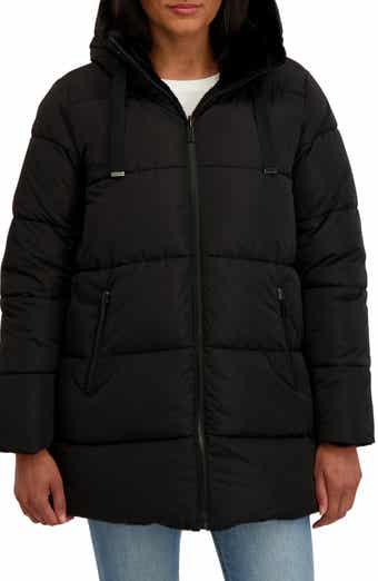 Sebby Faux Fur Reversible Hooded Puffer Jacket